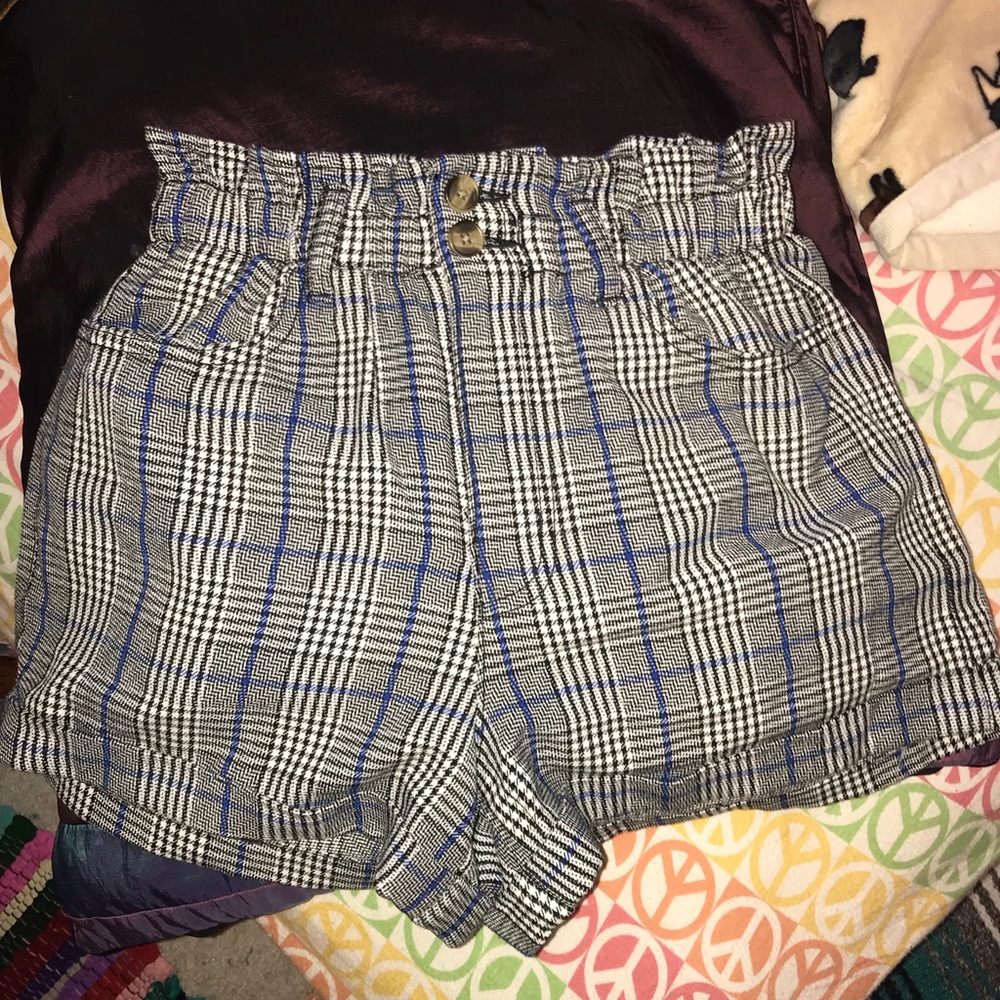 Plaid shorts